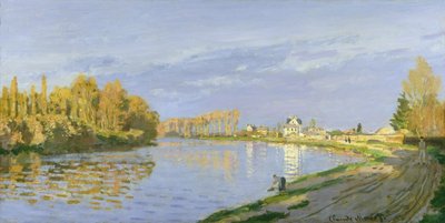 The Seine at Bougival, 1872 by Claude Monet